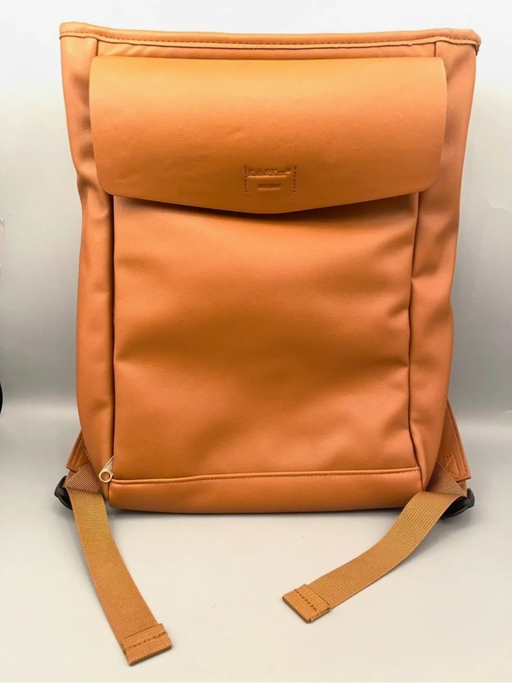 Kah&Kee Leather Laptop Backpack Diaper Bag Brown Travel Doctor Teacher Computer